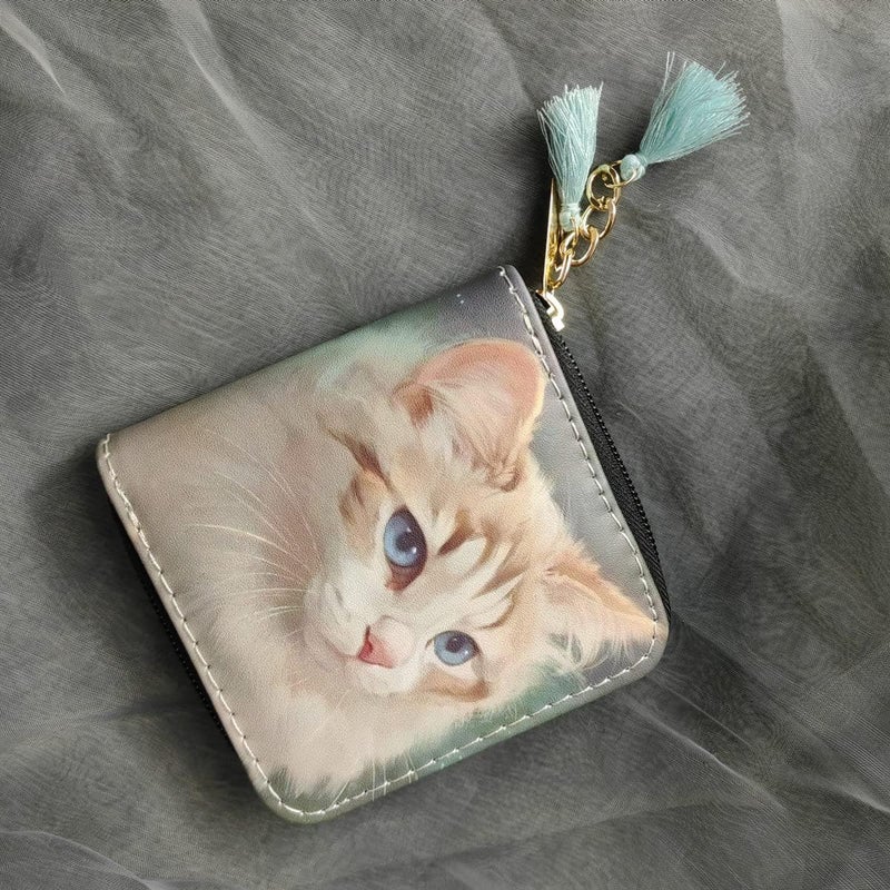 Timlee Cactus Unicorn Zipper Wallet Long Clutch Bag PU Leather Purse (Cat 0105) - Image 3